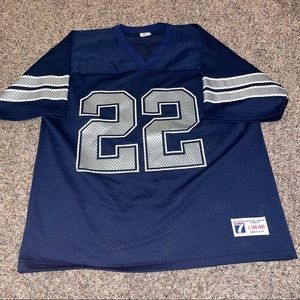 Vintage Dallas Cowboys Emmitt Smith Logo 7 Football Jersey Mens L